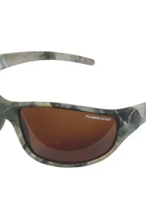 Fladen Wild Camo Polariserande Sunglasses Amber Lins Commander Vite