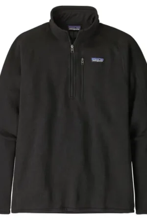 Offre Exclusive Patagonia M's Better Sweater 1/4 Zip Black - L