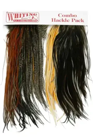 Whiting Introductory Hackle Pack - Four 1/2 Saddles Populaire