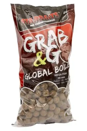 Vente Directe Starbaits G&G Global Boilies Mega Fish 2,5kg - 20mm