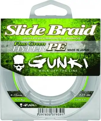 Commande En Gros Slide Braid 125 Fluo Green, 0,13mm