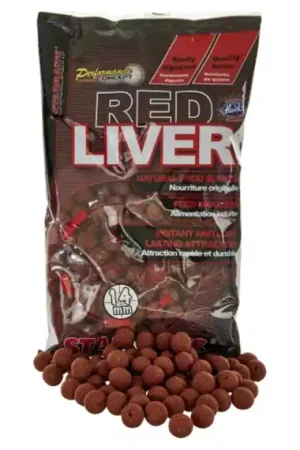 Starbaits PC Red Liver Boilies 800g - 14mm Achat Immédiat