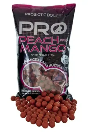 Starbaits Pro Peach & Mango Boilies 800g - 20mm Prix Choc