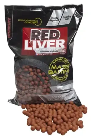 Super Prix Starbaits PC Red Liver Mass Baiting Boilies 3kg - 20mm