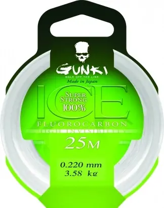 Nouvel Arrivage Gunki Fluorocarbone Ice, 0,34mm