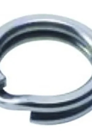 BFT Splitring, stainless, 420lb, #16 - 5-pack Nouvel Arrivage