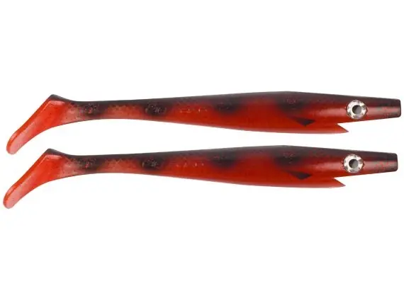 Pig Shad Jr, 20cm, 50g - Bloody Spotted Bullhead - 2pcs Promotion Saisonnière