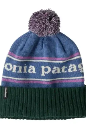 Offre Spéciale Patagonia Powder Town Beanie Park Stripe: Barnacle Blue