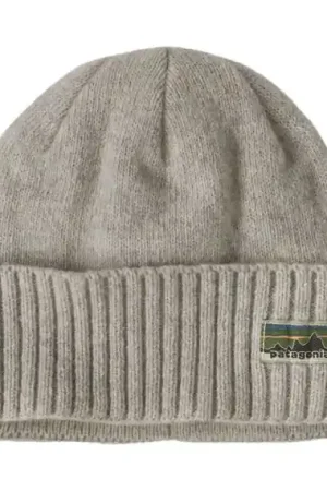 Promotion Saisonnière Patagonia Brodeo Beanie OG Legacy Label: Crisp Grey