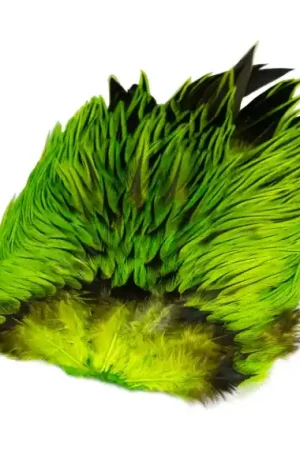 Jusqu'à Épuisement Des Stocks Whiting Brahma Rooster Saddle - Badger dyed Fl Green Chartr