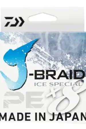 Dernière Chance Daiwa J-Braid Ice Special X8E 0.10mm-50m Island Blue