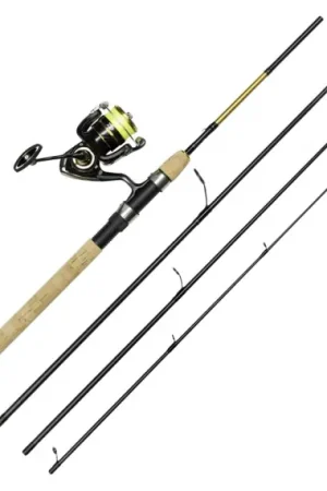Daiwa Crossfire LT4000-C Gold Rush 10' 4pc 20-60G/0.25YL Produit De Marque