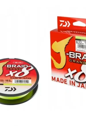 Meilleure Vente Daiwa J-Braid Grand X8 0.16mm 135m Chartreuse 22lb