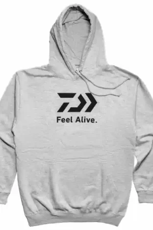 Pas Cher Daiwa D-Ve Feel Alive Hoodie Grey - L