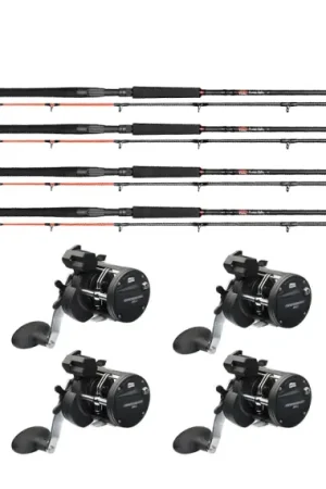 Offre Spéciale Daiwa Söder Custom Predator Trolling & Abu Garcia Cardinal Combo 4-Pack