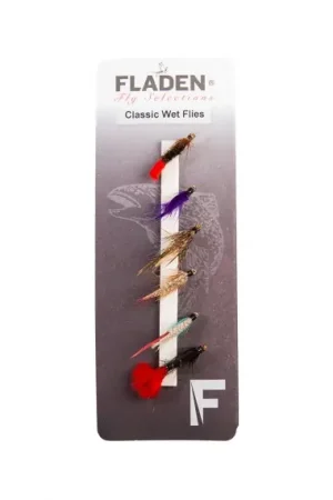 Fladen Maxximus Flies 5-pack Classic Wet Must-Have