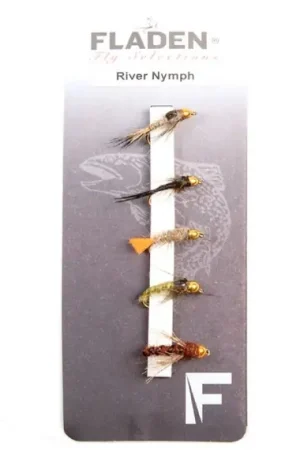 Seulement Aujourd'hui Fladen Maxximus Flies River Nymph 5-pack