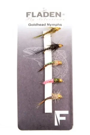 Vente Flash Fladen Maxximus Flies Goldhead Nymphs 5-pack
