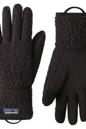 Patagonia Retro Pile Gloves Black - XL Bon Marché