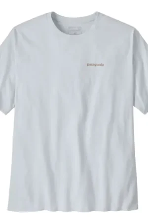Patagonia M's Fitz Roy Icon Responsibili-Tee WHI - L Bon Plan