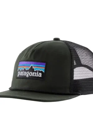 Achat Immédiat Patagonia Airfarer Cap P-6 Logo: Old Growth Green