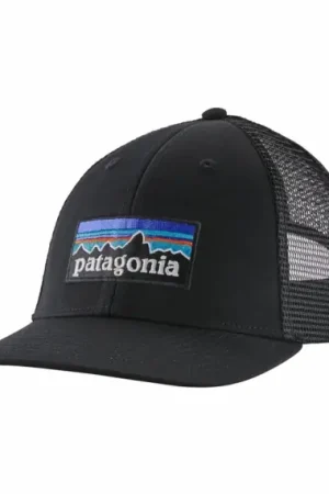 Patagonia P-6 Logo LoPro Trucker Hat Black Offre Exclusive