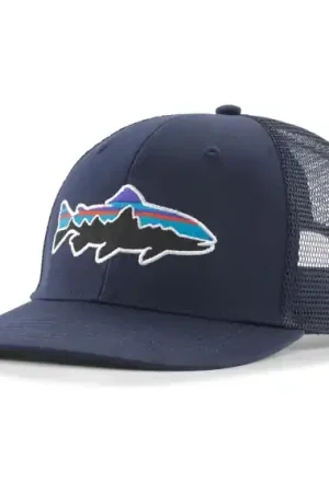 Patagonia Fitz Roy Trout Trucker Hat - New Navy Retour Gratuit
