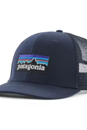 Patagonia P-6 Logo Trucker Hat New Navy Usine Directe