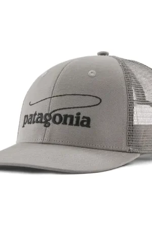 Soldes Patagonia Take a Stand Trucker Hat - Casting Logo: Forever Grey