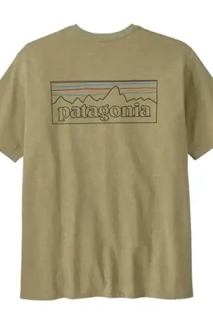 Certifié Patagonia M's P-6 Logo Responsibili-Tee POGM - L