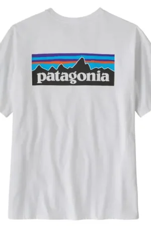 Patagonia M's P-6 Logo Responsibili-Tee White - XXL Achetez Aujourd'hui