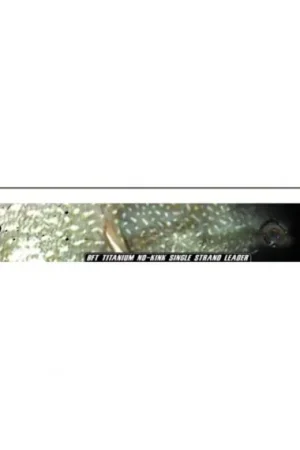 BFT Stiff Jerkbait Leader Titanium 12' (30 cm) Usine Directe