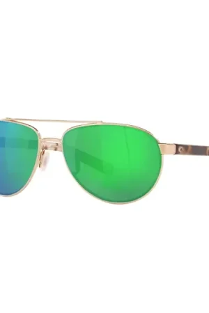 Expédié Aujourd'hui Costa Fernandina 226 Brushed Gold Green Mirror 580P