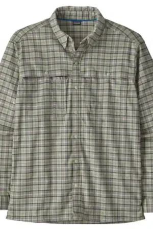 Patagonia M's Early Rise Stretch Shirt On the Fly: Salvia Green - M Prix Promo