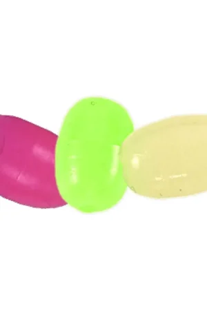Prix Choc Owner Beads 6mm, glow/green, soft, 22st