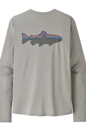 Patagonia M's L/S Cap Cool Sun Shirt Fitz Roy Trout CGSX - XL Must-Have