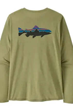 Haute Qualité Patagonia M's L/S Cap Cool Daily Shirt Fitz Roy Trout GGNX - S