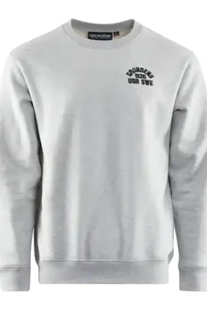 Grundéns 1926 Crew Sweatshirt Athletic Heather - XXL Offre Limitée