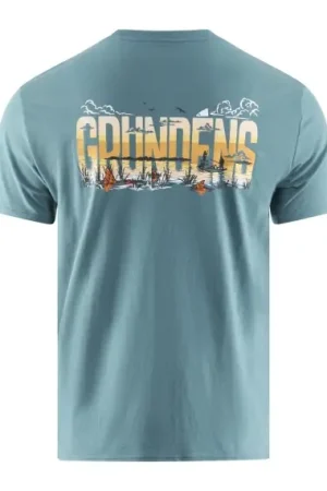Satisfait Ou Remboursé Grundéns Redfish Flats SS T-Shirt Urchin - M