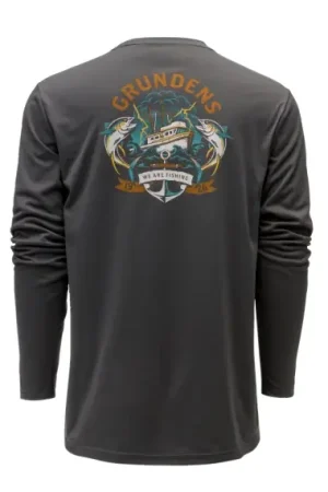 Grundéns Tuna Tattoo LS Tech Tee Anchor - XL Meilleur Prix