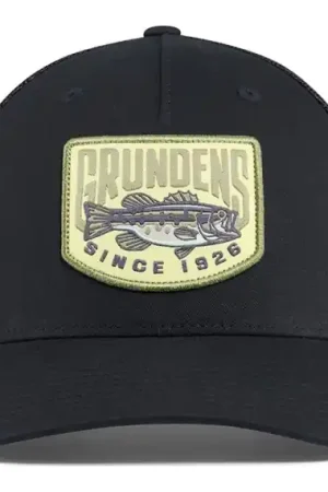 Grundéns Bass Patch Trucker Black Usine Directe