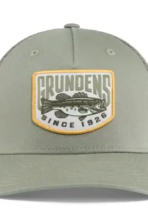 Grundéns Bass Patch Trucker Cap Loden Offre Exclusive