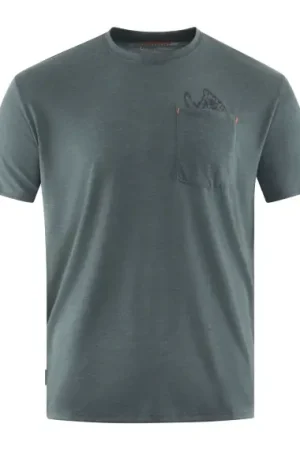 Grundéns Species Pocket Tee Deep Forest Heather - M Super Prix