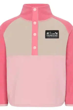 Didriksons Monte Kids Half Button Dusty Azalea - 90 Achat Immédiat