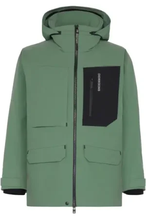 Pas Cher Didriksons Fractus USX Jacket 3 Dark Moss - S