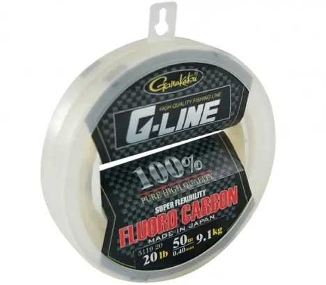Gamakatsu G-Line Fluorocarbon 25m, 7,7kg / 0,35mm Petit Prix