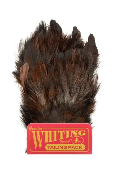 Soldes Whiting Coq de Leon Mayfly Tailing Pack Badger dyed Olive