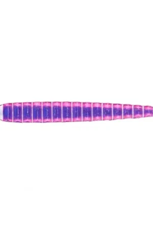 Bon Marché Keitech Custom Leech 7,6cm (10-pack) - Blue Flash Cinnamon