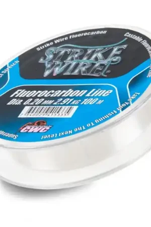 Authentique Strike Wire Fluorocarbon 0,18mm/2,26kg - 100m, invisible