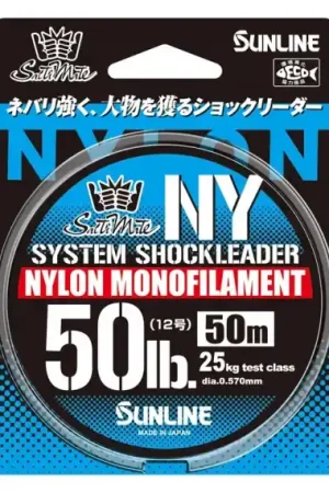 Sunline SM System Shock Leader 50m Clear 100lb - 0,80mm Commander Vite